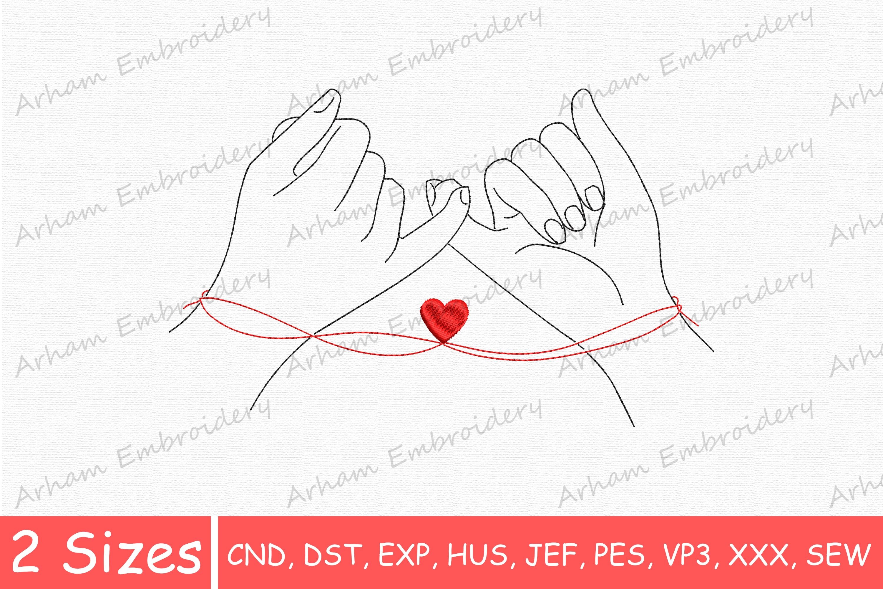 Red String of Fate Hands, Couple Love
