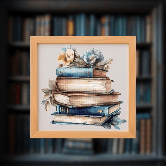 📚Sapphire Stories Cross Stitch Pattern