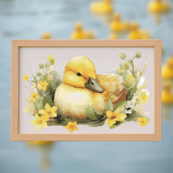 🦆Sunny Duck Cross Stitch Pattern