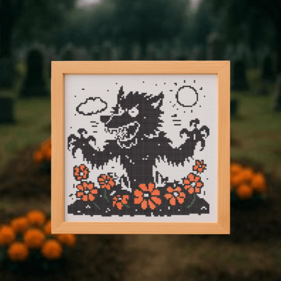 šŗWerewolf Rising Cross Stitch Pattern!