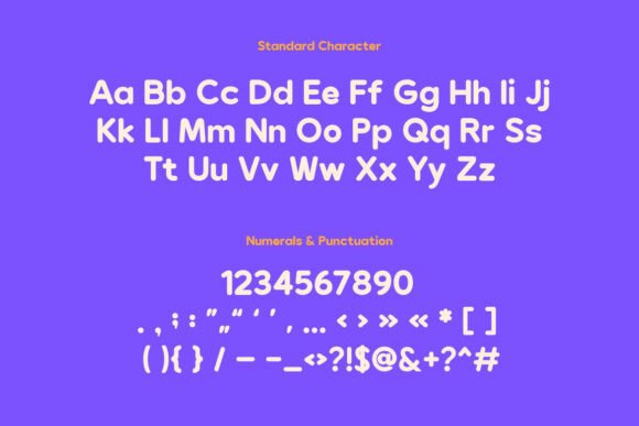 Baugy Font - Preview 1