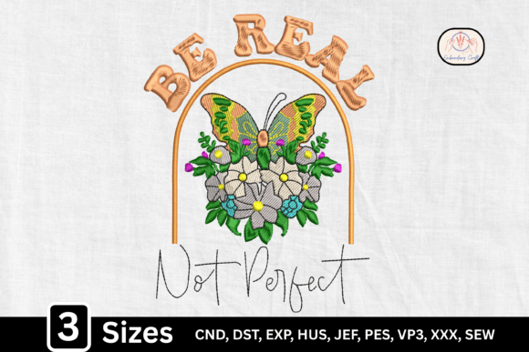 Bee Real Not Perfect Inspirational Quote