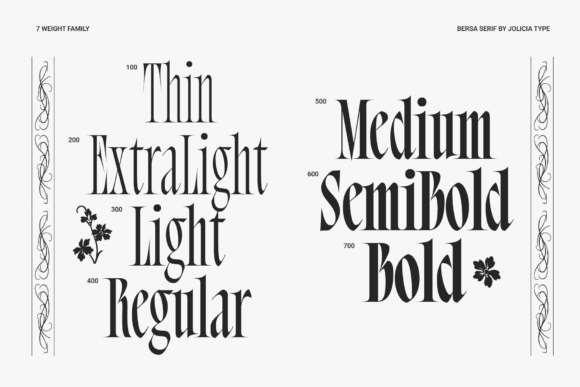 Bersa Serif Font - Preview 1