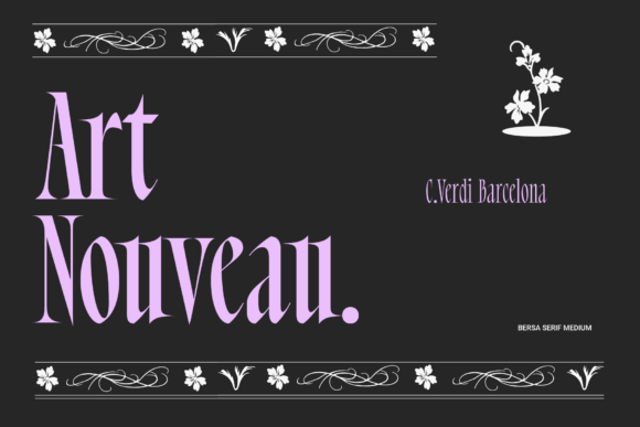 Bersa Serif Font - Preview 2