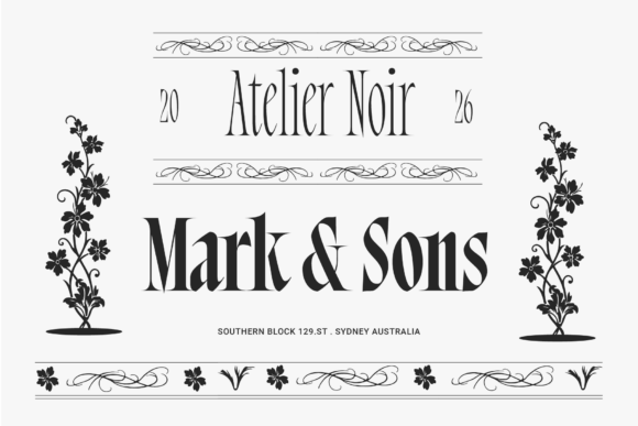 Bersa Serif Font - Preview 4