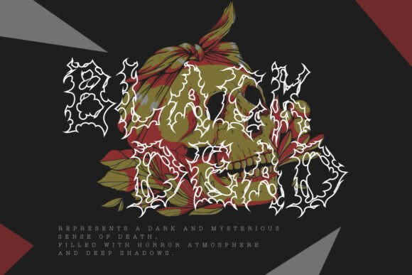Black Domed Font - Preview 1