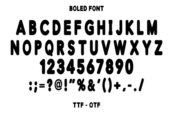 Boled Display Duo Font - Preview 3