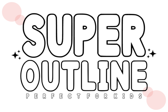 Boled Outline Font - Preview 1