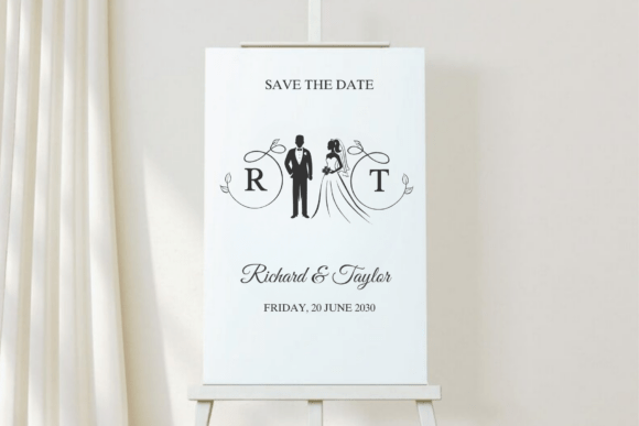 Classic Wedding Monogram Font - Preview 1