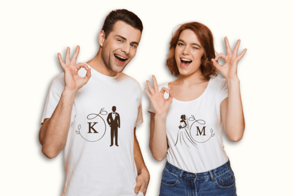 Classic Wedding Monogram Font - Preview 6