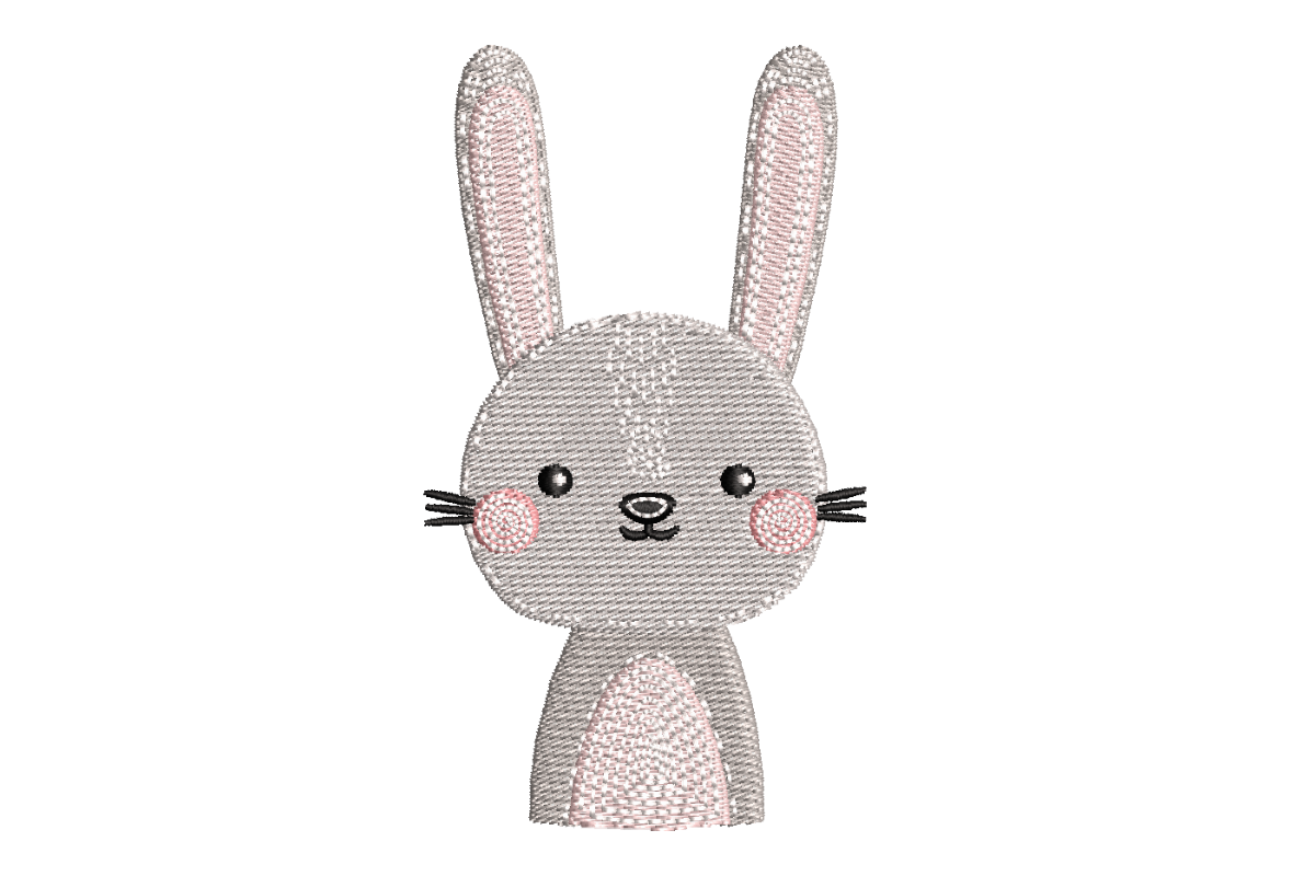 Cute Bunny Nursery Embroidery