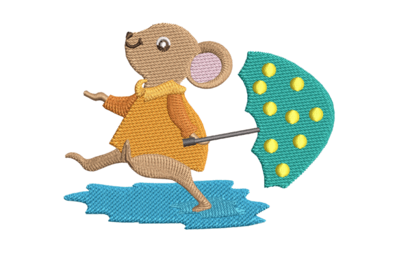 Dancing Mouse in the Rain