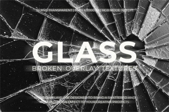 Glass Broken Overlay Textures Graphic by partikusi design · Creative ...