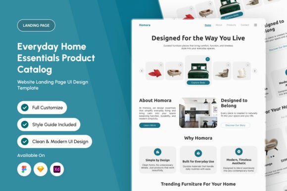 Hamora - Home Product Catalog Landing