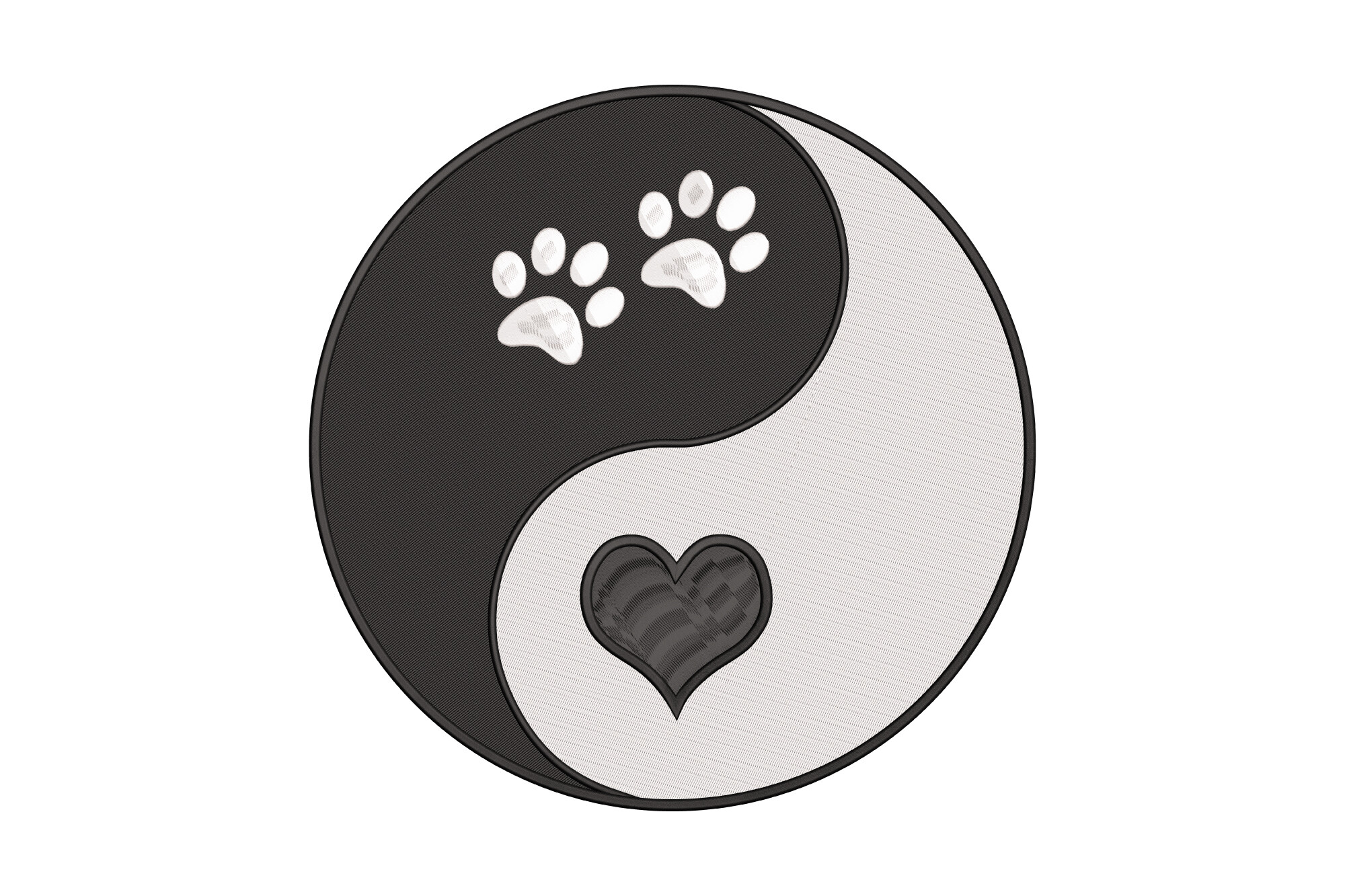 Heart Paw Yin Yang