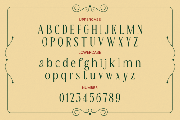 Holy Garland Font PNG with transparent background - Preview 1