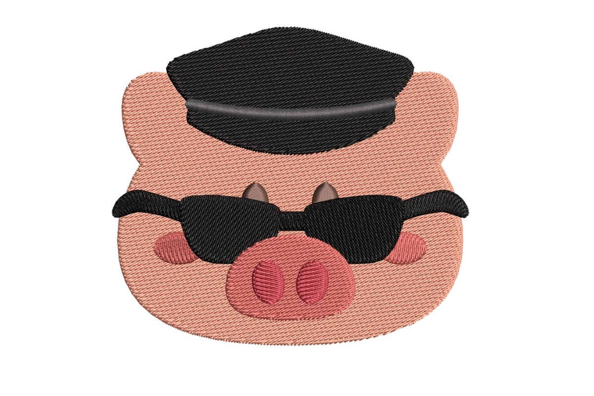 Little Pig with Sunglasses