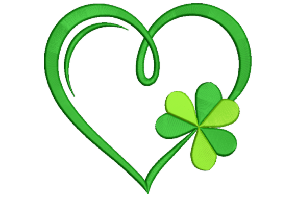 Lucky Shamrock Heart