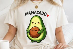 Mamacado Cute Avocado Mom Mother’s Day Graphic by T-Shirt Design Bundle ...