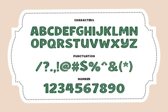 Merry Harmony Font PNG with transparent background - Preview 1