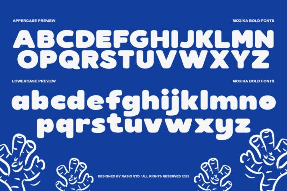 Mogika Font PNG with transparent background - Preview 1