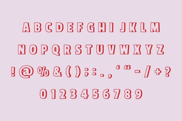 Retro Stylish Font PNG with transparent background - Preview 5