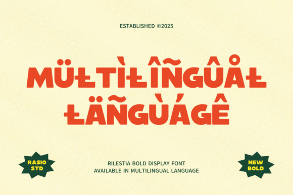 Rilestia Font PNG with transparent background - Preview 2