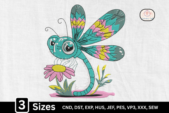 Spring Garden Whimsical Dragonfly