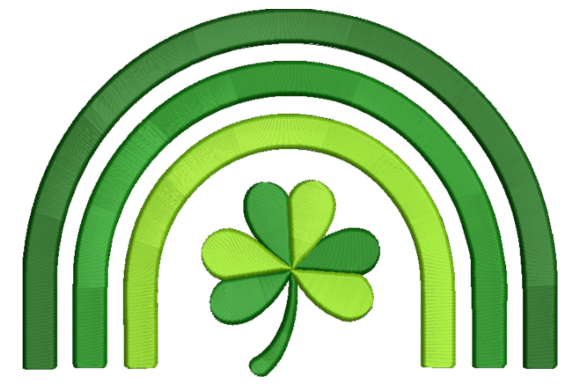 St. Patrick’s Day Rainbow Shamrock