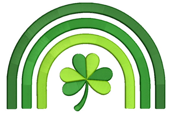 St. Patrick’s Day Rainbow Shamrock