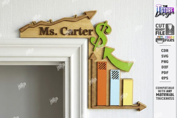 Teacher Door Corner Sign Laser Cut | CNC