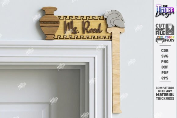 Teacher Door Corner Sign Laser Cut | CNC