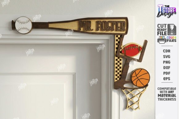 Teacher Door Corner Sign Laser Cut | CNC