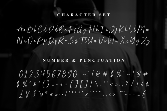 Amsterdam Siganture Font PNG with transparent background - Preview 6