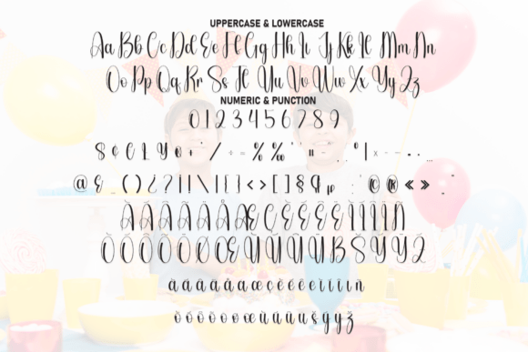Birthday Font - Preview 6