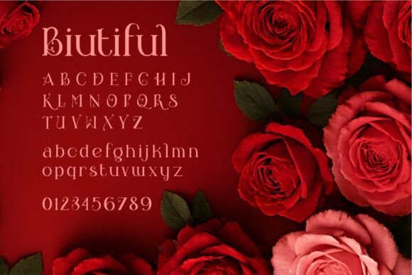 Biutiful Font - Preview 1