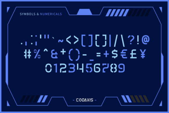 Codaxis Font - Preview 2