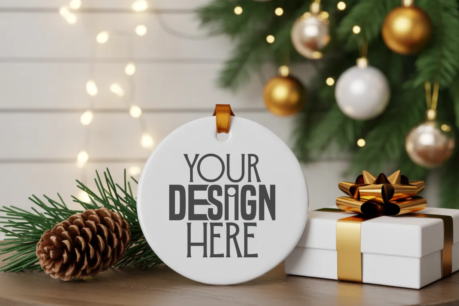 Christmas Ornament Mockup
