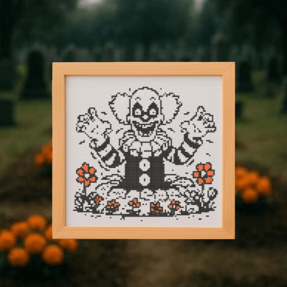 🤡Clown Rising Cross Stitch Pattern