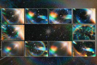 Cosmic Nebula Prism Light Backgrounds Graphic by partikusi design ...