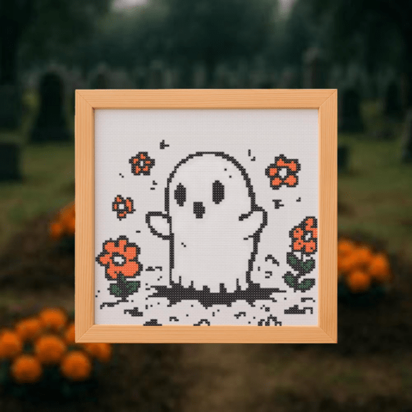 š»Ghost Rising Cross Stitch Pattern