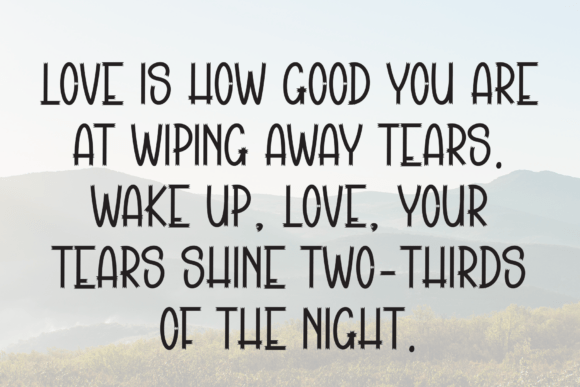 Giving Font - Preview 5