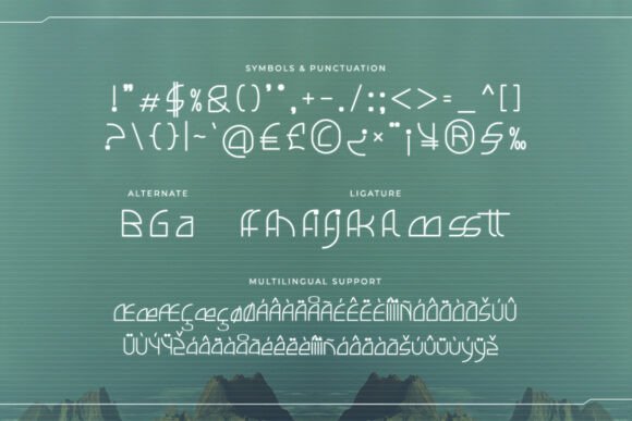 Lost in Astra Font PNG with transparent background - Preview 2
