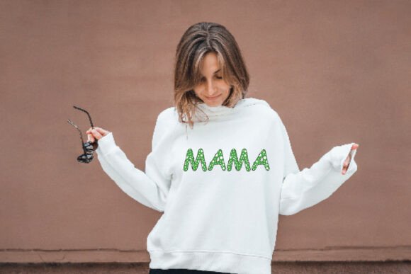 Lucky St. Patrick’s Day Font PNG with transparent background - Preview 6