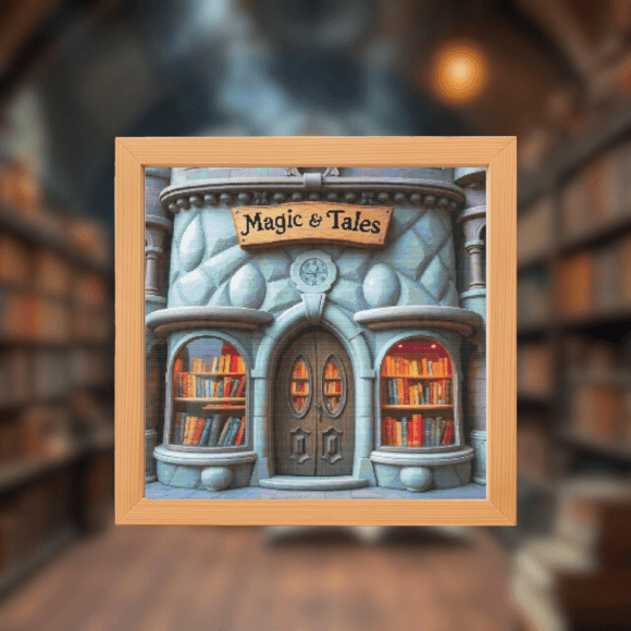 📚Magic and Tales Bookstore Cross Stitch