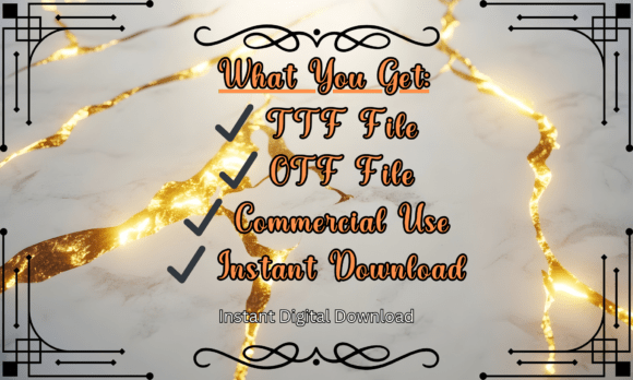 Modern Luxe Font PNG with transparent background - Preview 5