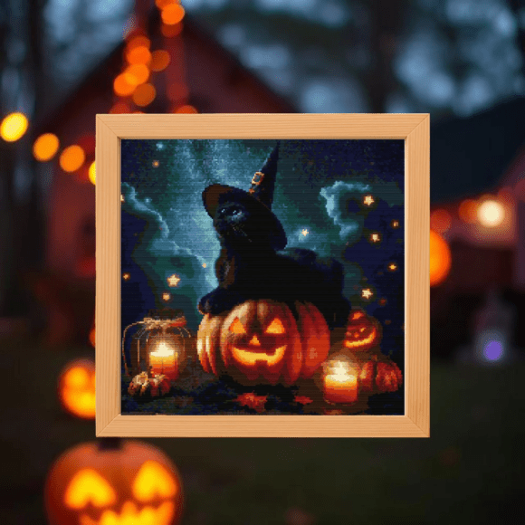 🐈‍⬛Night Watcher Cross Stitch Pattern