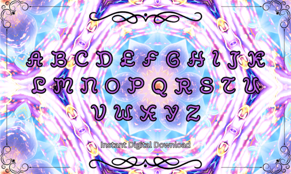 Oracle Script Font PNG with transparent background - Preview 1