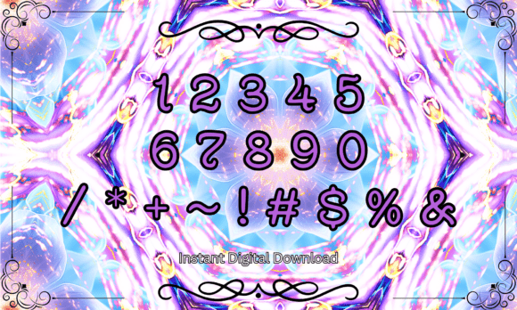 Oracle Script Font PNG with transparent background - Preview 3