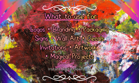 Paint Stroke Font PNG with transparent background - Preview 4